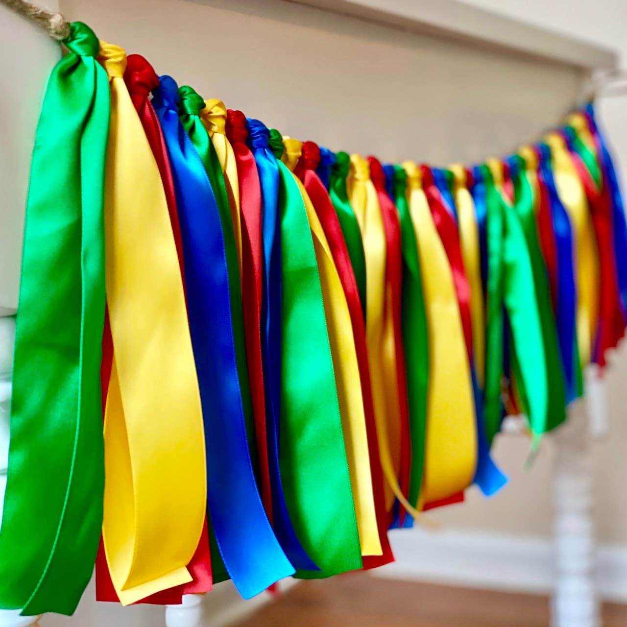 The Party Teacher - Wholesale Bunting/Garland - Primary Colors Ribbon Bunting9
