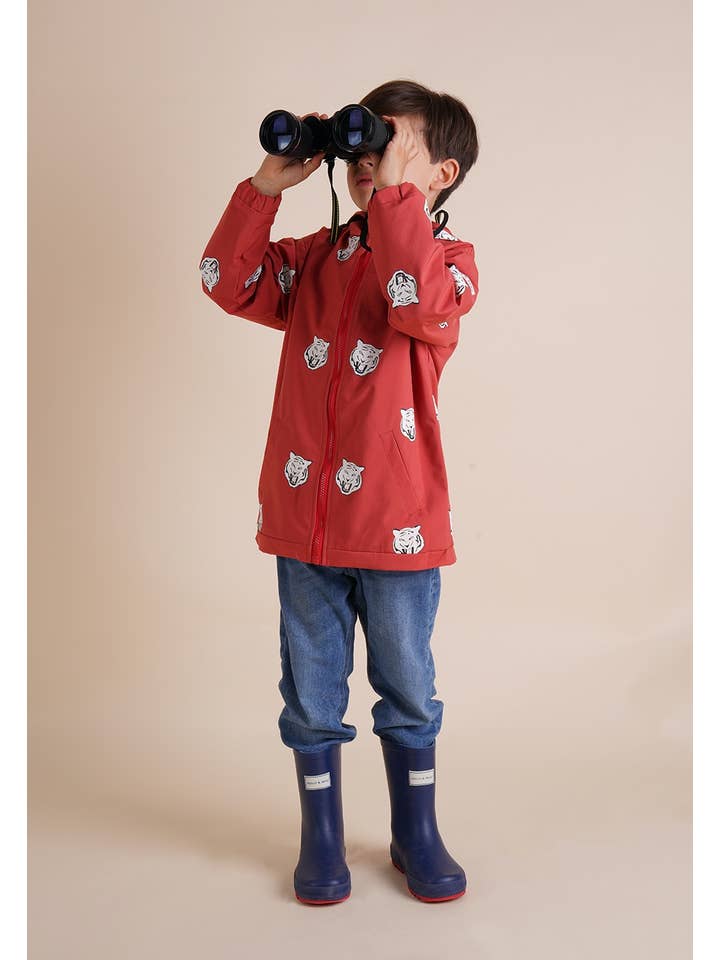 Holly and Beau - Wholesale Raincoat - Kids - Tiger Color Changing Kids Raincoat