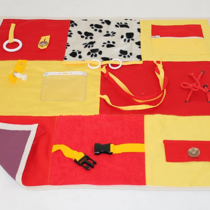 Medizinische Nesteldecke (ca. 70x70cm) | Ergotherapie für den Großhandel von Zirbelino