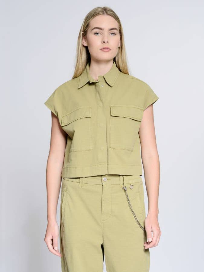 GEAR - 94Viola Vest Regular Fit for wholesale by GANG Jeans