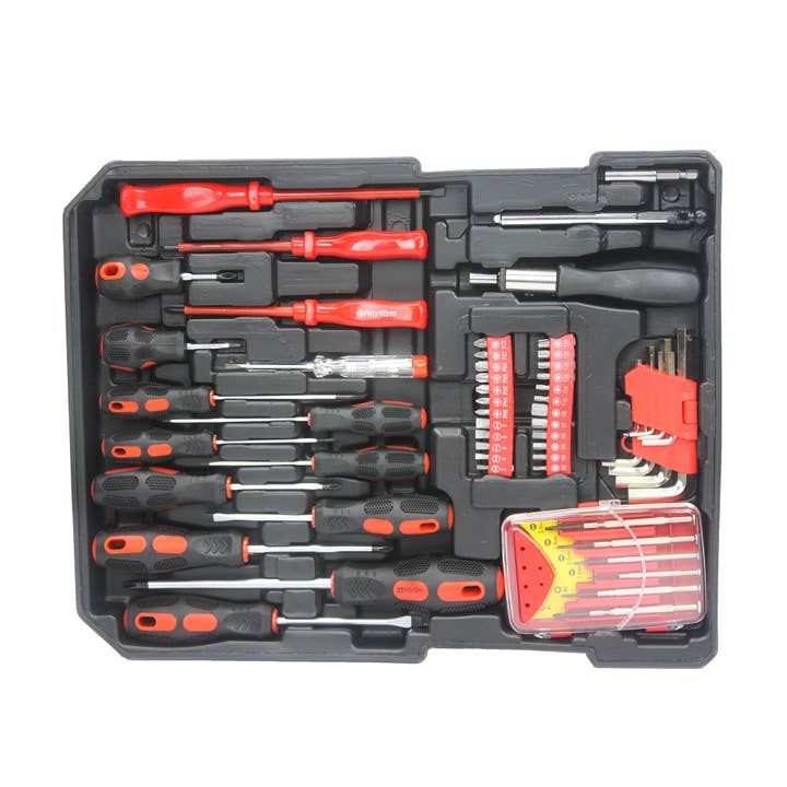 39F Inc. - Wholesale Tool Set - Home Repair Tool Set with Rolling Toolbox-4 Drawer29