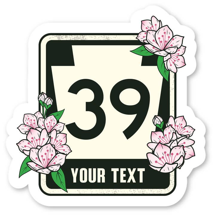 Coaster - Pennsylvania Floral HWY Sign for wholesale by Morris Magnets