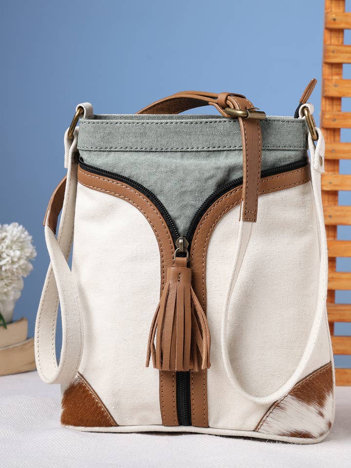 Bolso Hair On Crosscity, dos en uno, M-1805 (PIEL ORIGINAL) para venta al por mayor de Mona B.