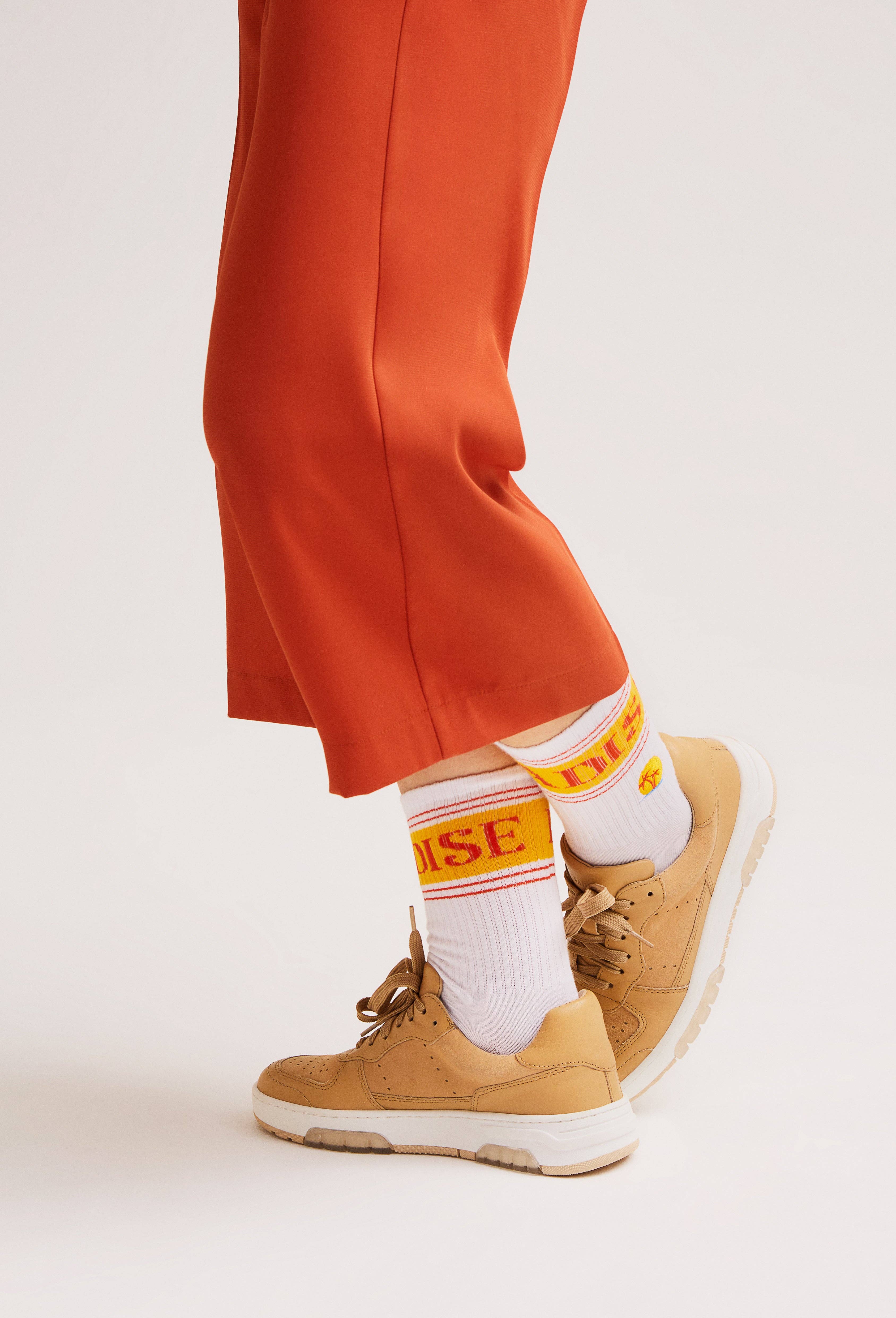 Natural Vibes - Wholesale Socks - Unisex - Paradise Socks - Organic Crew Socks with Embroidery2