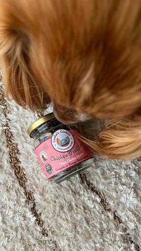 Cooka's Cookies - Wholesale Pet Treats - Dog - Chicken Truffles - Air-dried Chicken Hearts4