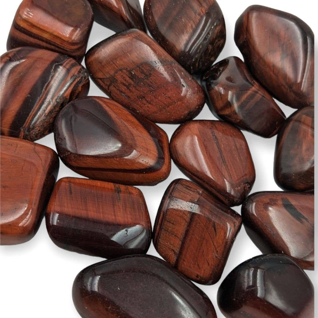 Mirabylis - Wholesale Spiritual Stone/Crystal - Bull's Eye - Rolled Stone - 2 to 3 cm0