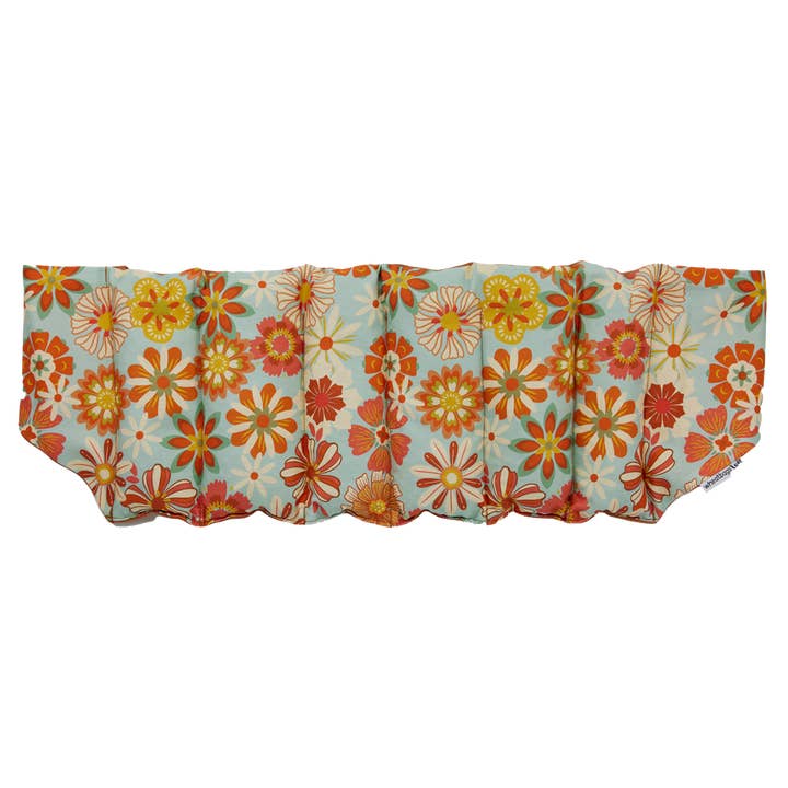 Wrap Around Heat Pack - Groovy Flowers Khaki for wholesale by Wheatbags Love