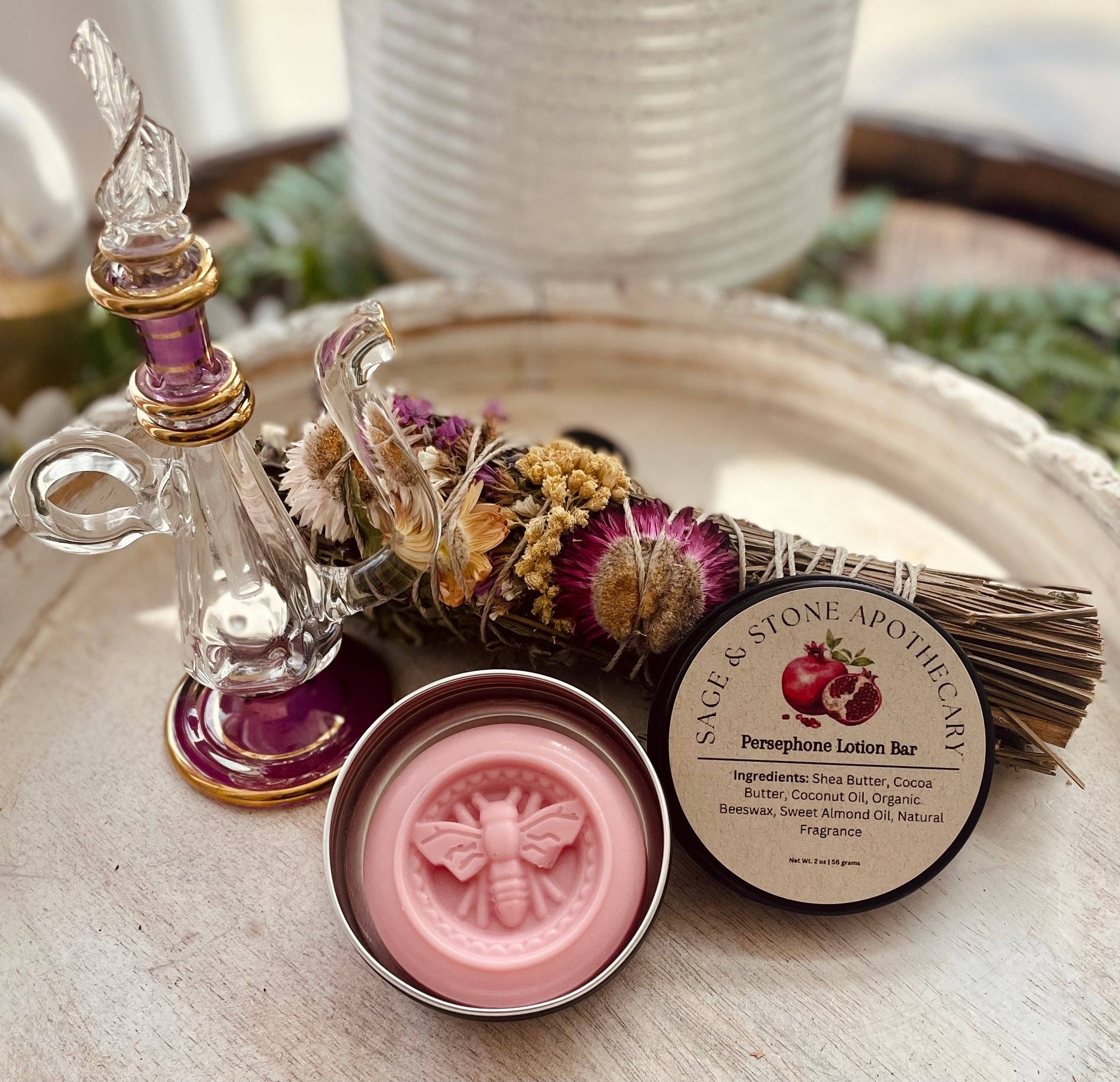 Sage & Stone Apothecary - Vente Lotions solides - Barre de lotion Perséphone3
