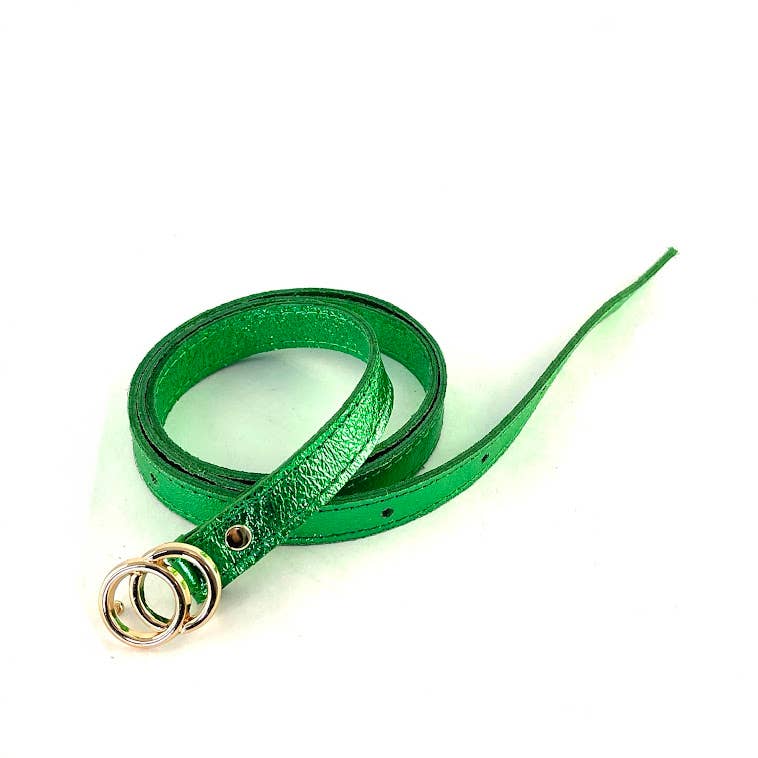 MILANO AMOUR - Vente Ceinture – femme - Ceinture Cross Laminato en cuir véritable0