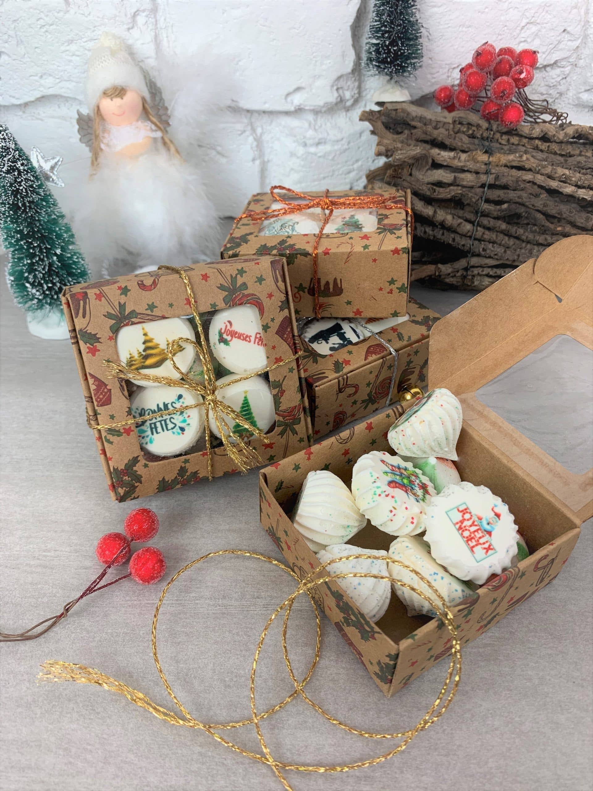 Ma Meringue - Wholesale Cookie - Box of 13 Christmas meringues2