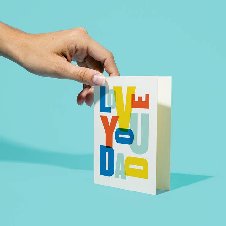 paper&stuff - Wholesale Father's Day Card - Love You Dad Greeting Card