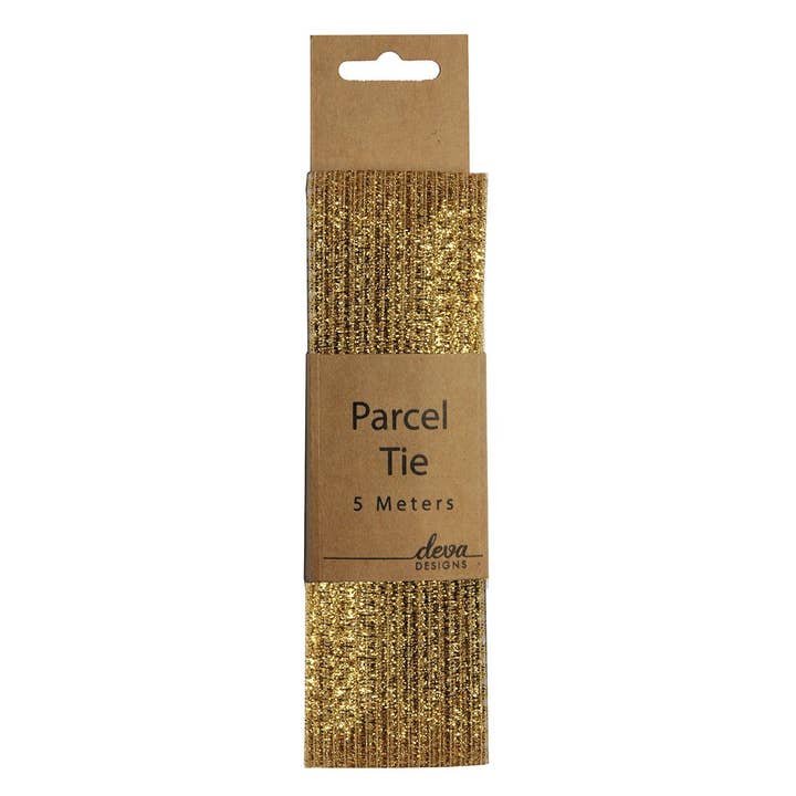 Paketband Schleife Gold - Packung mit 12 für den Großhandel von Deva Designs Ltd