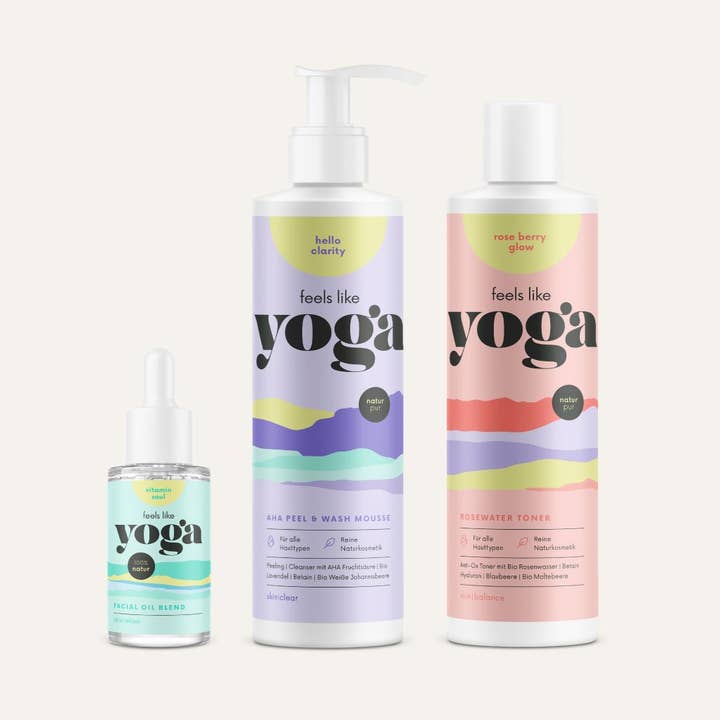 set - dry skin | CLEANSER+TONER+OIL för wholesale av feels like yoga skin|care