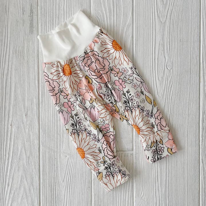 Vokse med mig Jogger Floral for engroshandel hos Five Little Wildlings