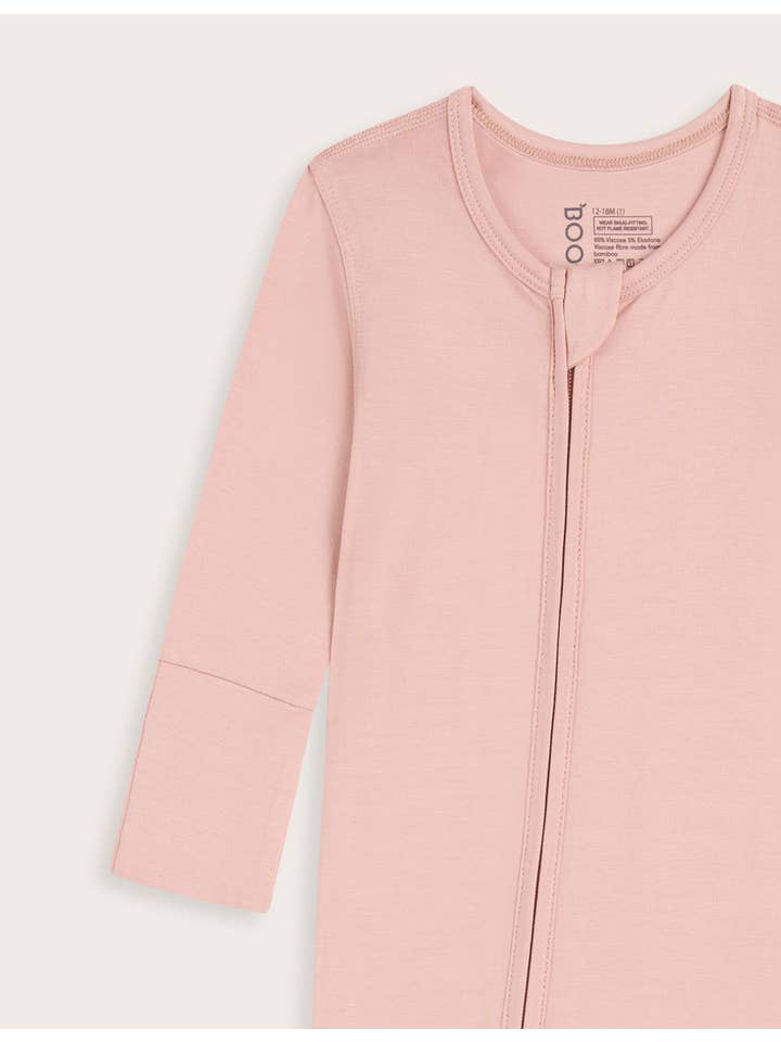 Baby Long Sleeve Romper - Dusty Pink for wholesale on Faire3