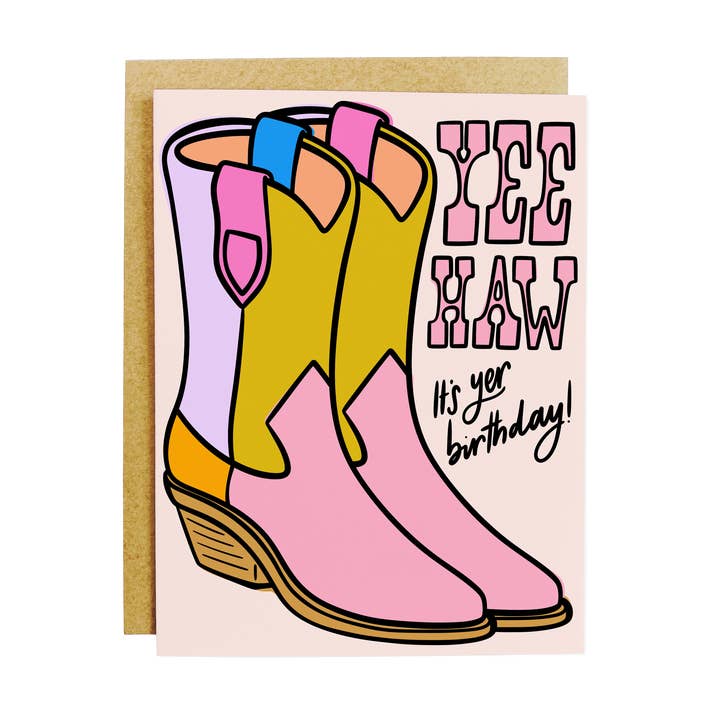 Yee Haw It's Yer Birthday Card for wholesale by KANDS.CO