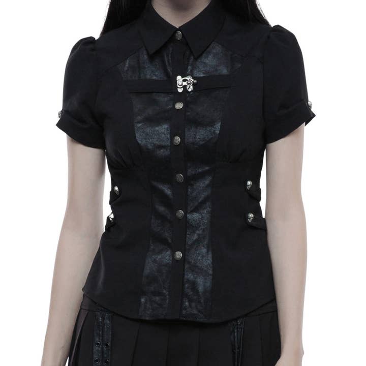 WY827 - Belle chemise punk pour la vente par Western Fashion