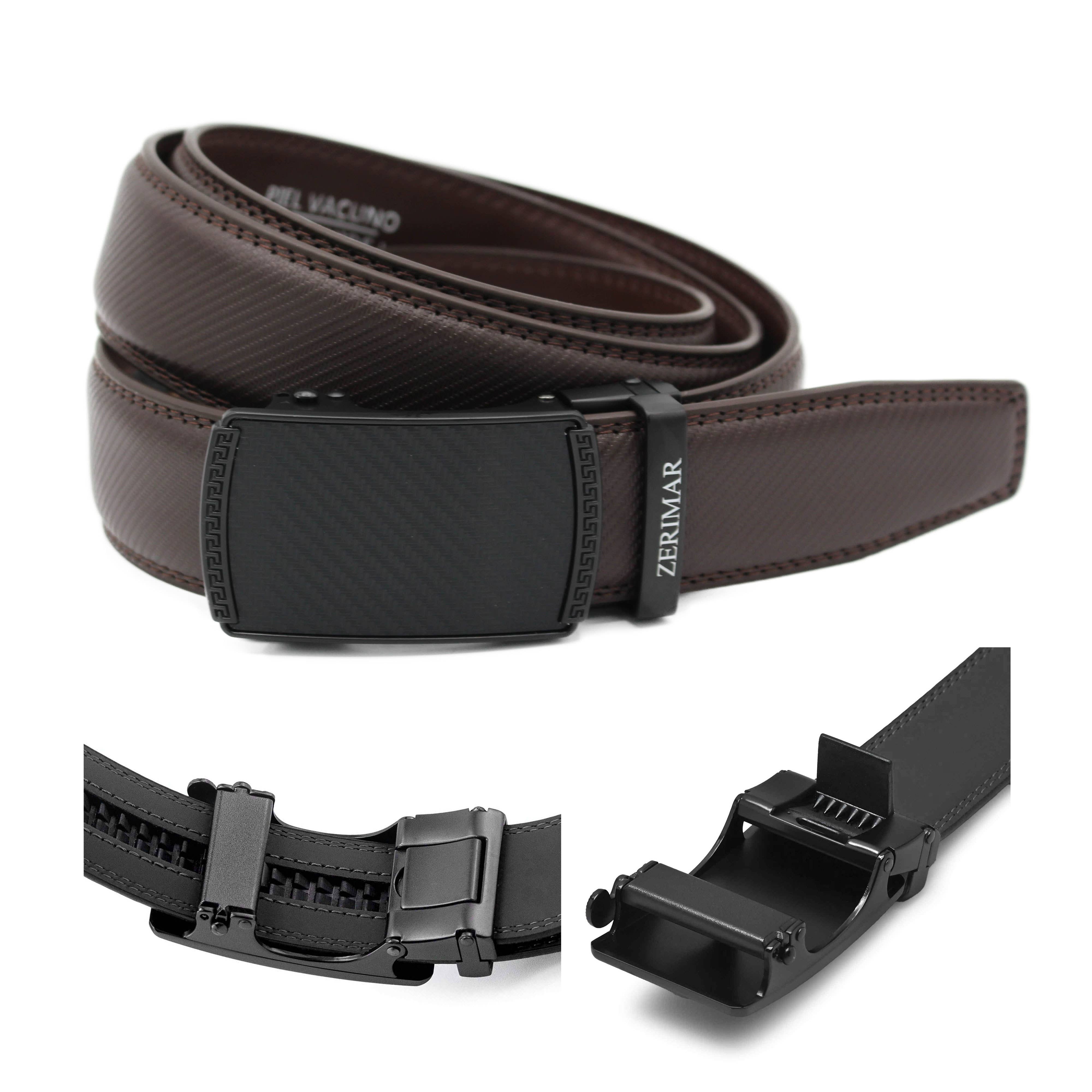 Zerimar 1942 – wholesale Belt – Men's – Men's Belt with automatic buckle Leather belt Width 3.5 cm7