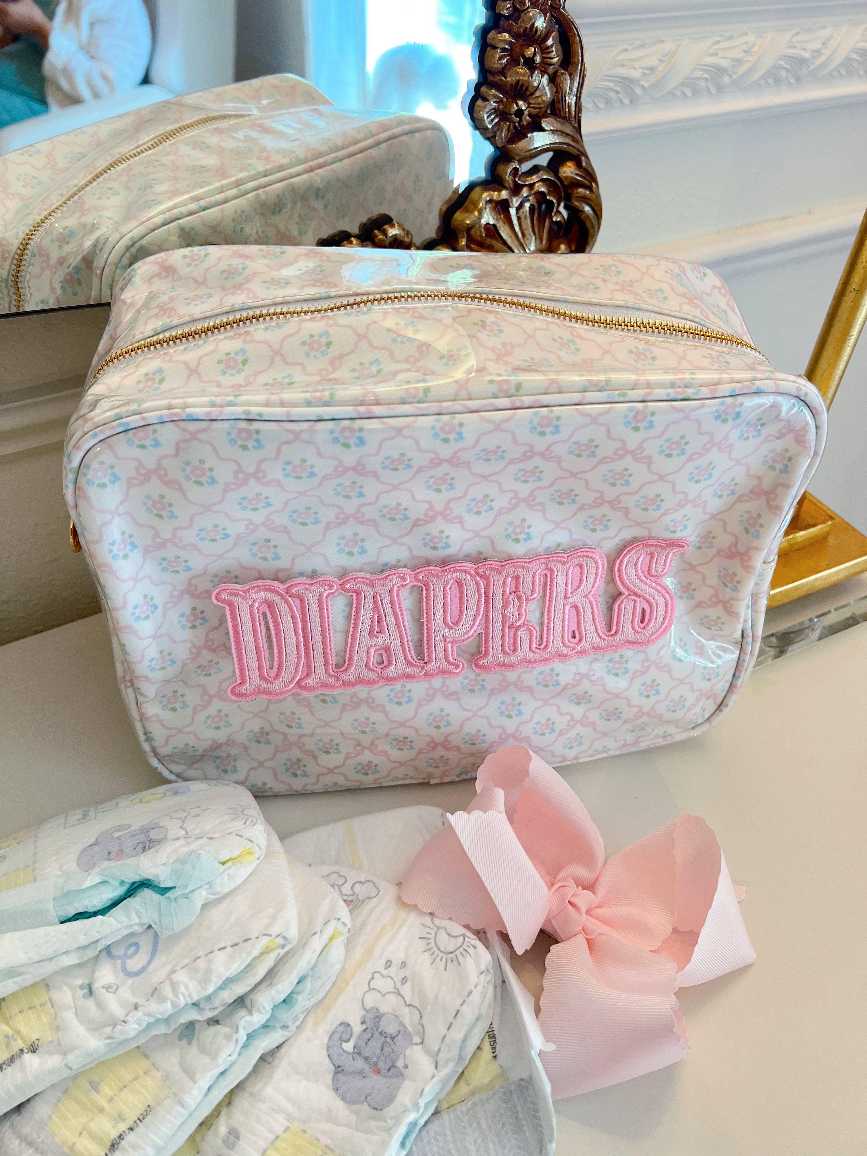 KENZKUSTOMZ - Wholesale Diaper Caddy - Baby - Diapers XL - Clear Coat Bag6