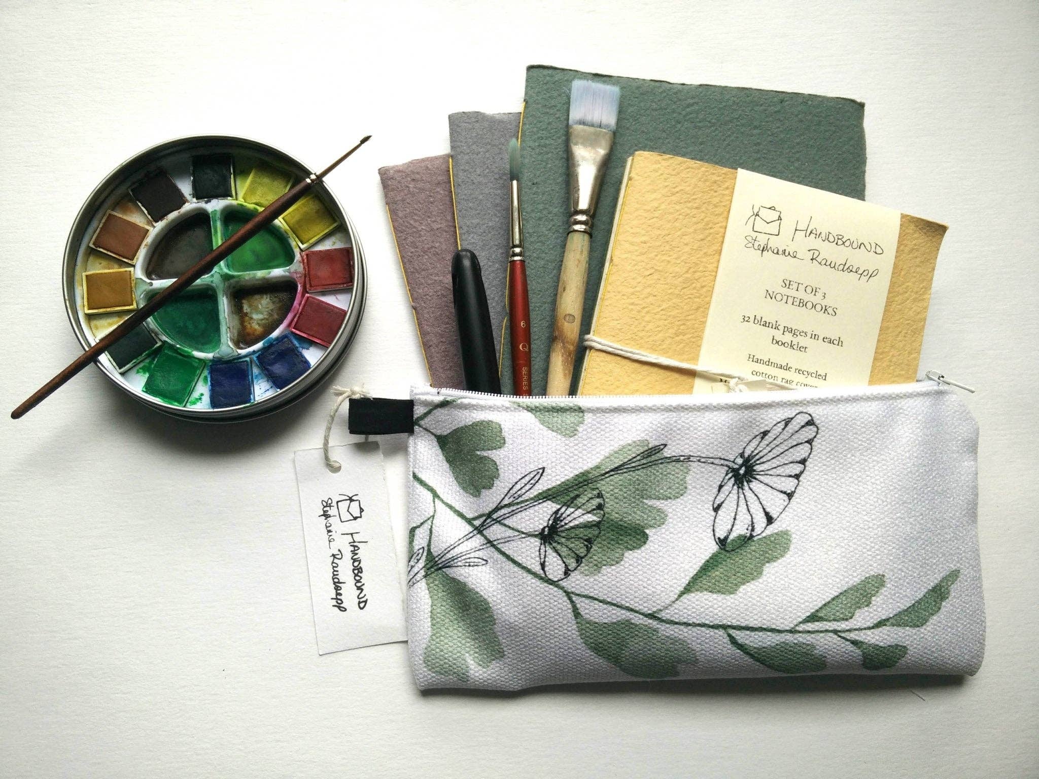 Creative Artifacts HQ - Wholesale Pencil Case/Pouch - Zippered Cotton Canvas Pencil Case | Loose Leaf4