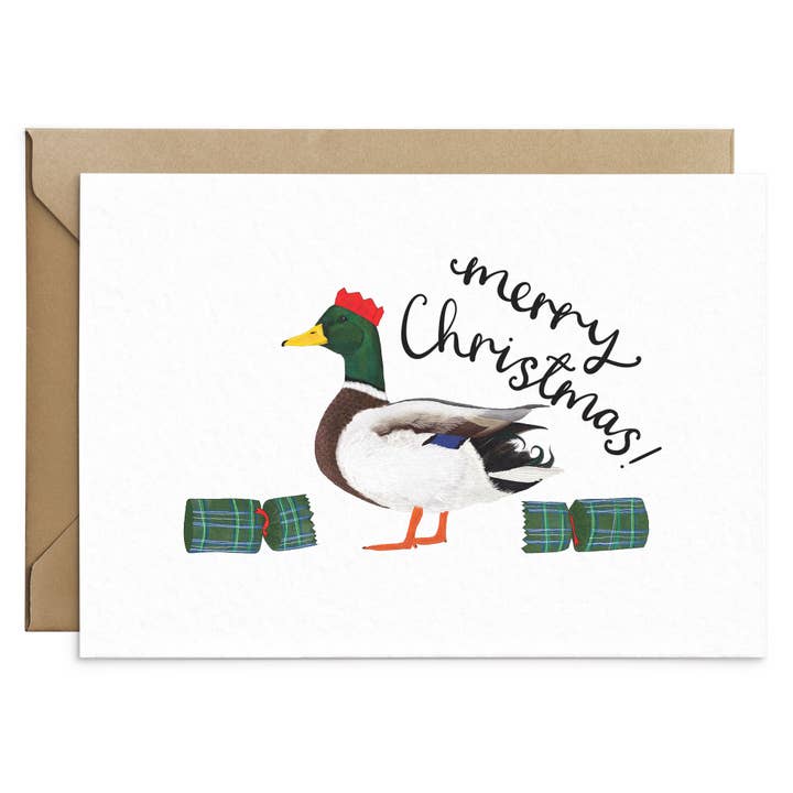Funny Duck kerstkaart voor wholesale door Poppins & Co.