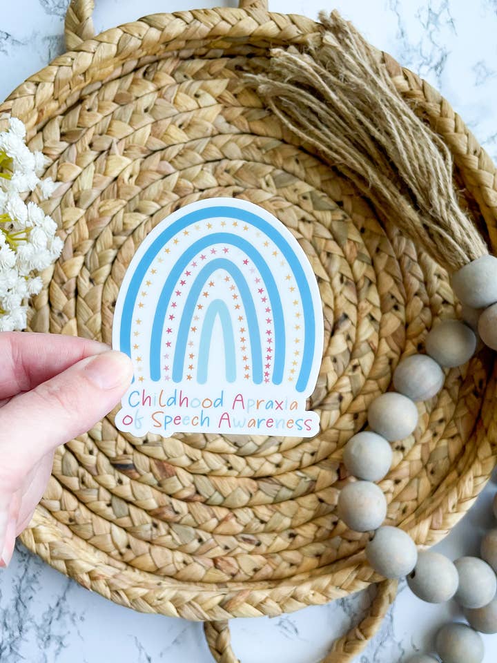 Childhood Apraxia of Speech Awareness (3" x 2.89") for wholesale by William Marie Designs