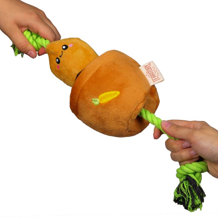Original Territory - Wholesale Pet Rope Toy - Dog - Territory Carrot Treat-and-Tug Dog Toy2