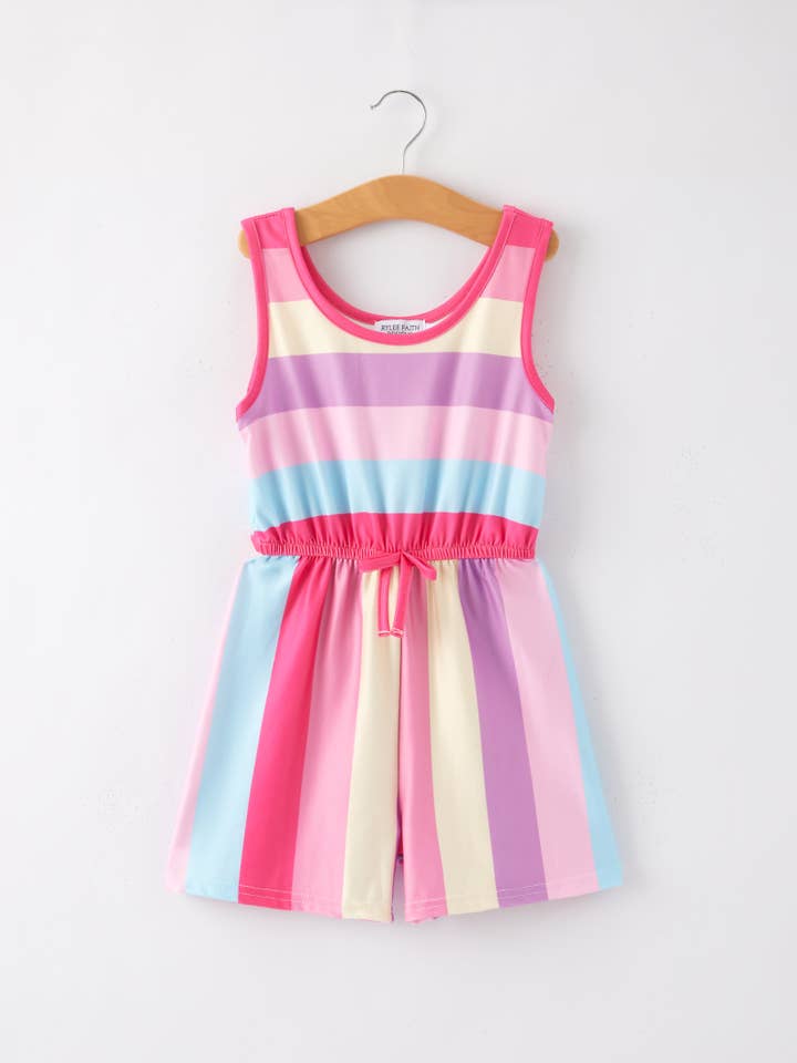 Rylee Faith Designs - Wholesale Dress Set - Baby - Leopard Striped Milk Silk 3-piece Jumpsuit Set21