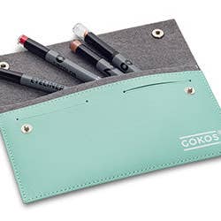 Gokos® Wallet Leather Sunny Yellow for wholesale by Gokos Cosmetics