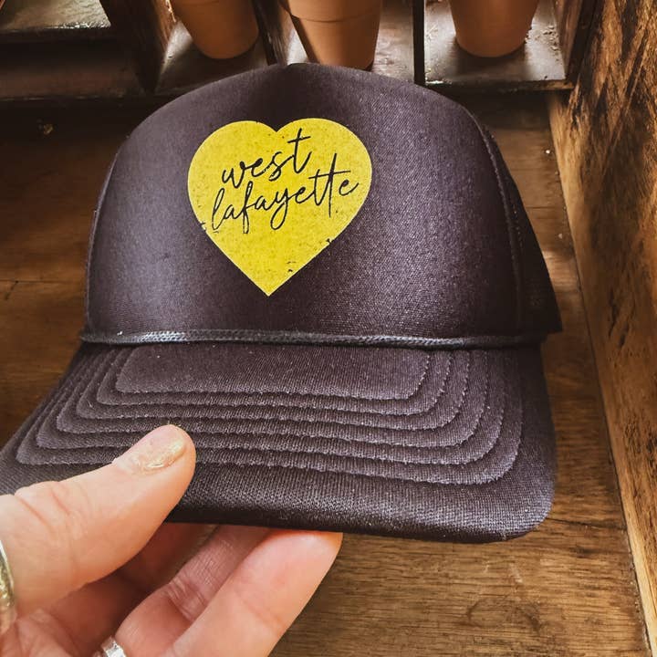 Left Grain - Wholesale Baseball Cap - Unisex - Love West Lafayette Foam Hat