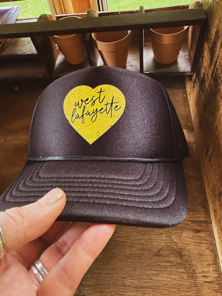 Love West Lafayette Foam Hat for wholesale by Left Grain