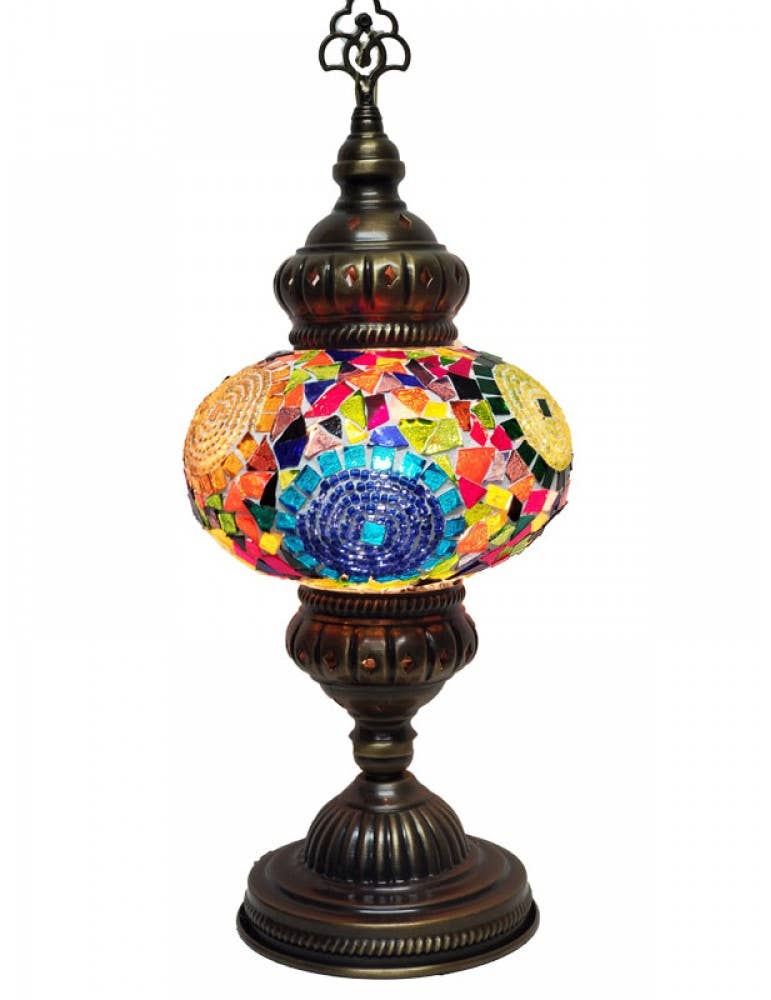 Natto USA - Wholesale Accent/Desk Lamp - Mosaic Sultan Lamps 6" TLS64