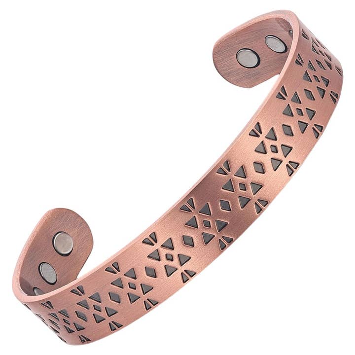 P 13 Tribal Arrows flexible magnet bracelet for arthritis for wholesale by COPPER ARTS INC.