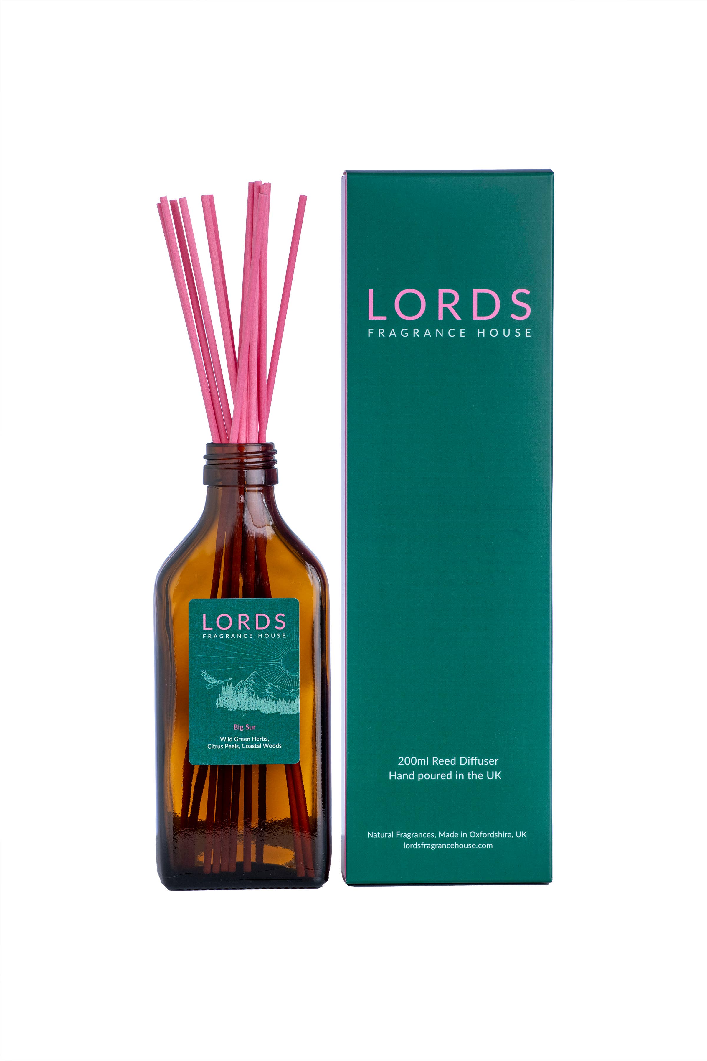 LORDS Fragrance House – difusor de fragrâncias por atacado – Difusores Big Sur Large Reed | Difusores de pino de longa duração1