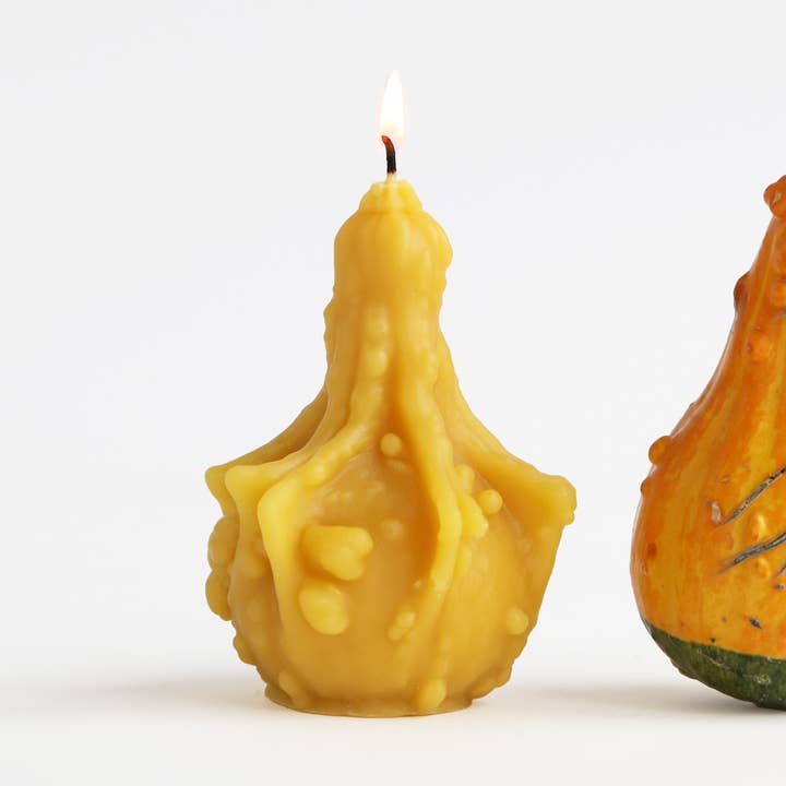 Vela de cera de abeja y calabaza para venta al por mayor de Artifaqt