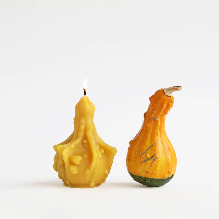 Kaars van kalebas en bijenwas voor wholesale door Artifaqt