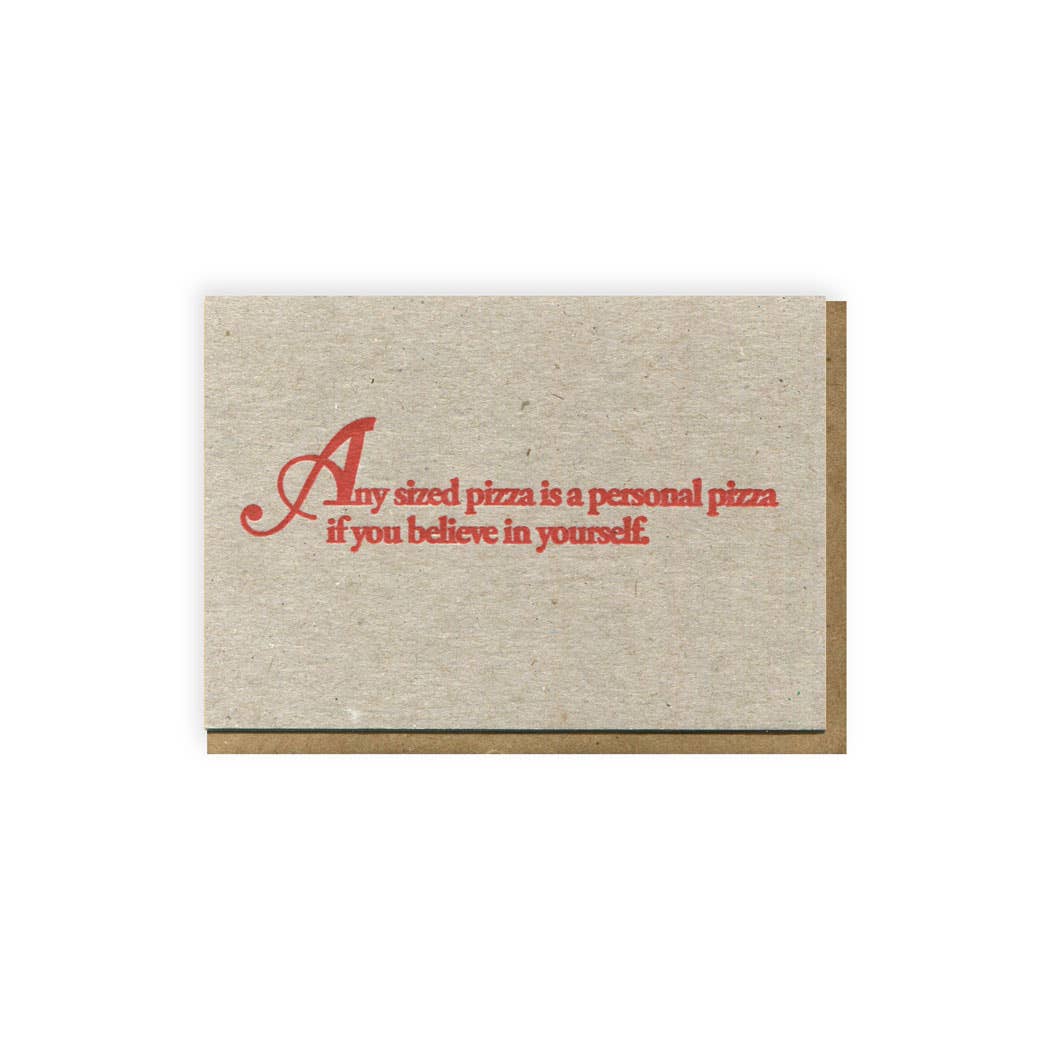 Blue Barnhouse - Wholesale Everyday Greeting Card - Personal Pizza