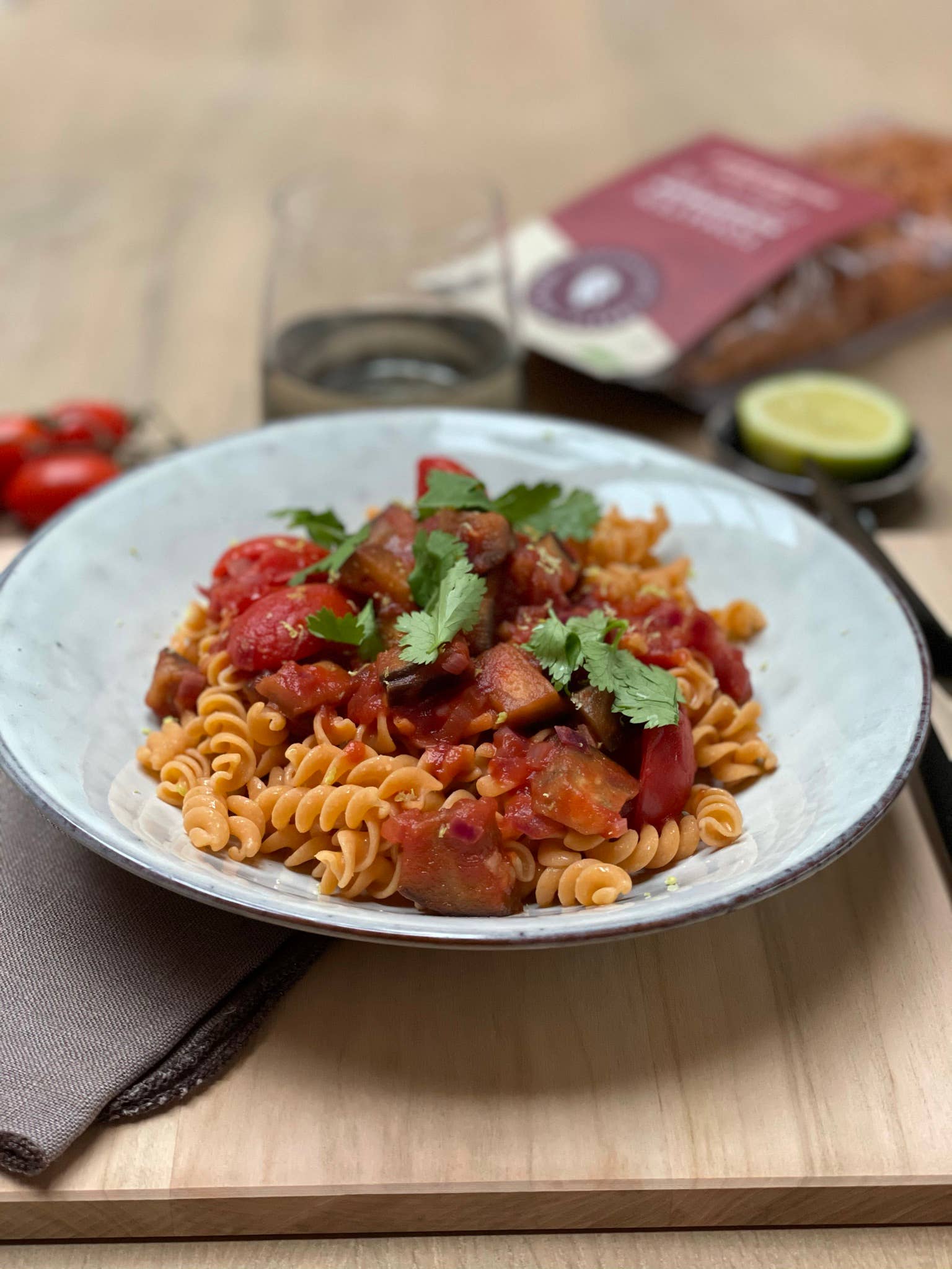 Pastakultur - Wholesale Pasta - Organic Tomato Chickpea Pasta, 250 g1