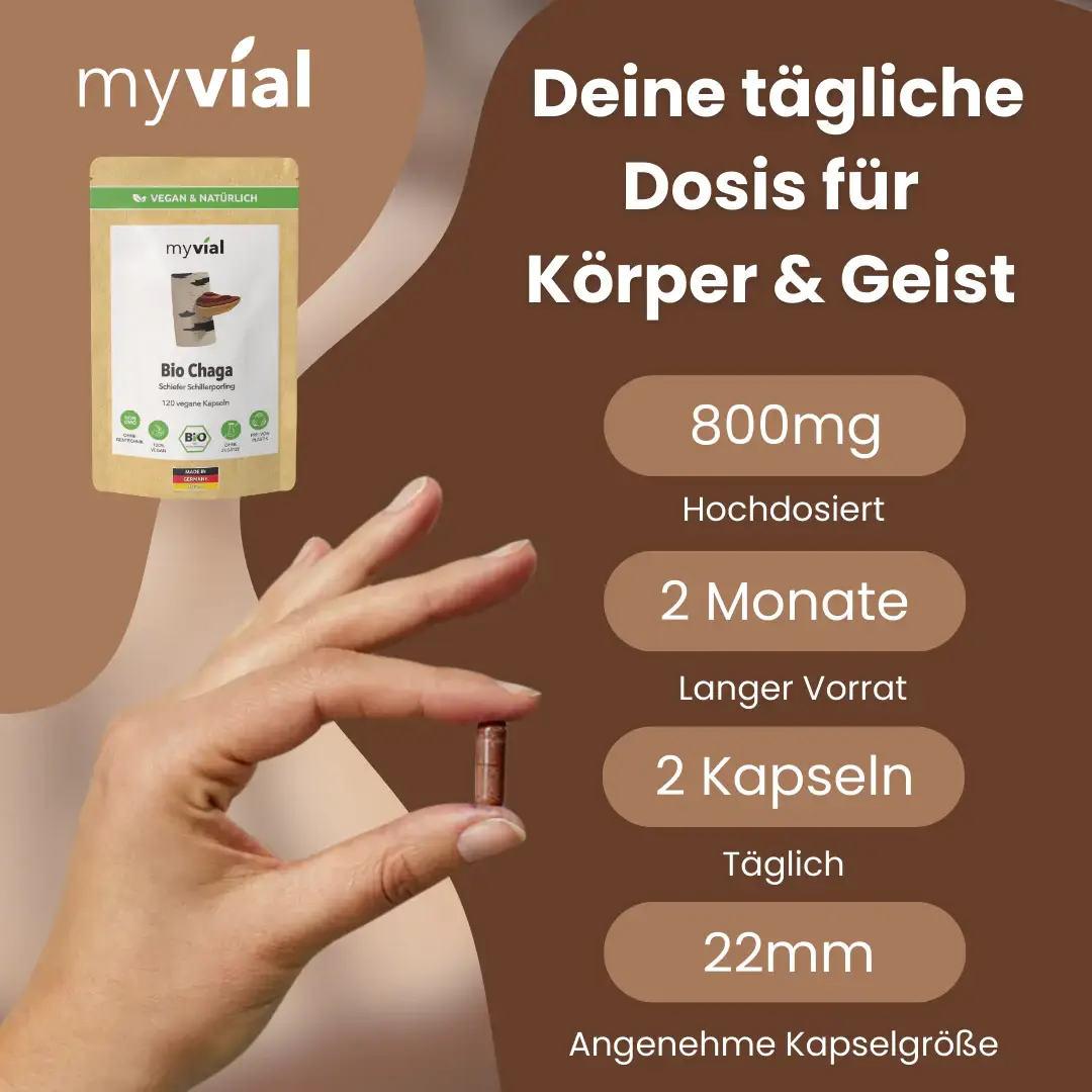 myvial - Wholesale Oral Supplement/Vitamin - Organic Chaga 120 capsules4