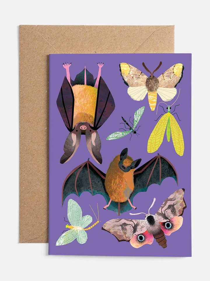 Vleermuizen bij Schemering | Kaart voor wholesale door Sunny Beast