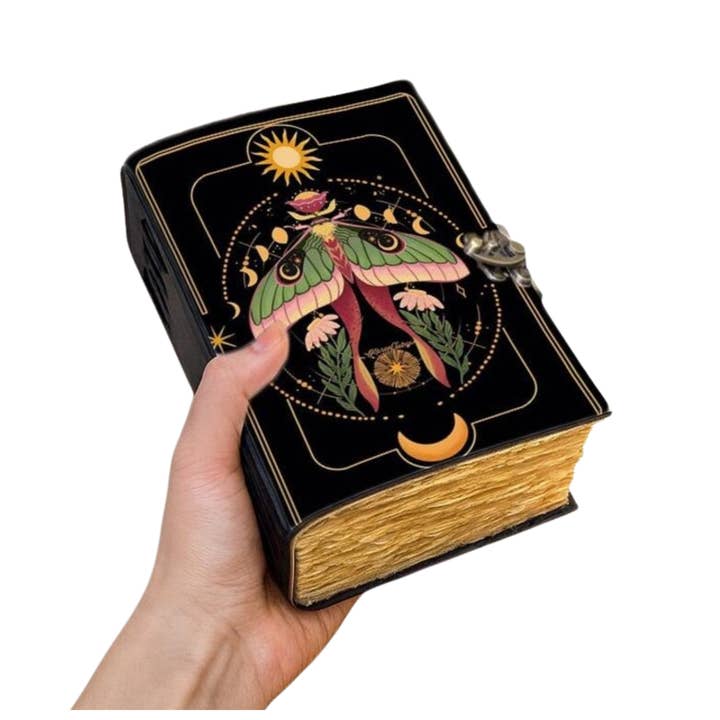 Billion Brothers - Wholesale Journal/Diary - Moth Travel Diary Grimoire Notebook Gothic Vintage Journal2