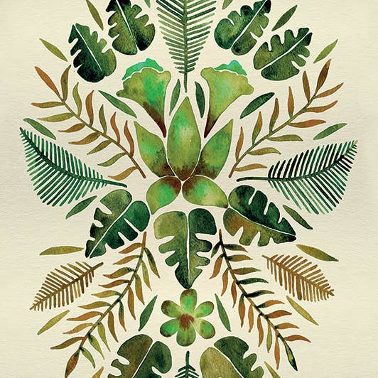 Cat Coquillette (symétrie tropicale) - WDC92754 pour la vente par The Art Group