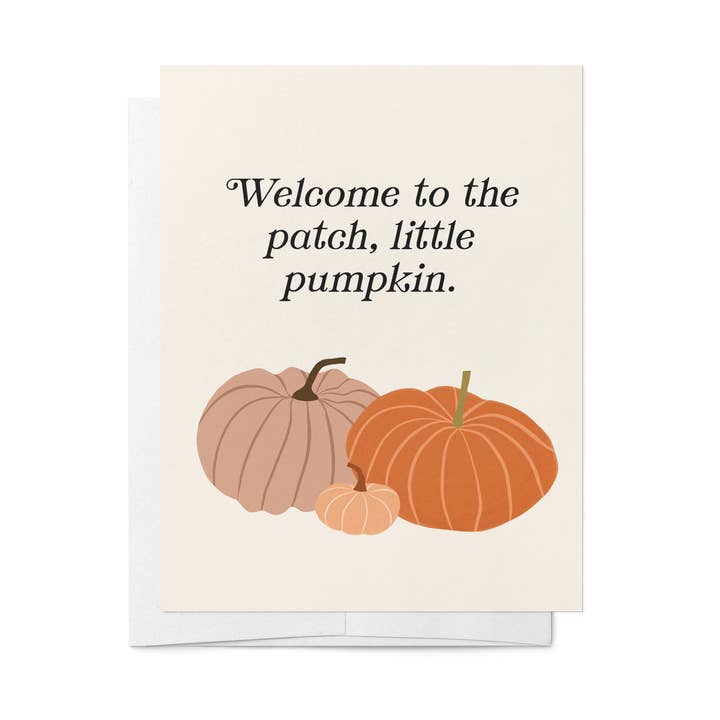 Little Pumpkin Greeting Card for wholesale by Asteria Studio
