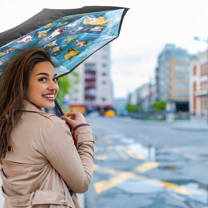 Nupouch / Nufoot - Vente Parapluie – femme - Parapluie inversé Topsy Turvy - 31 couleurs et motifs magnifiques54