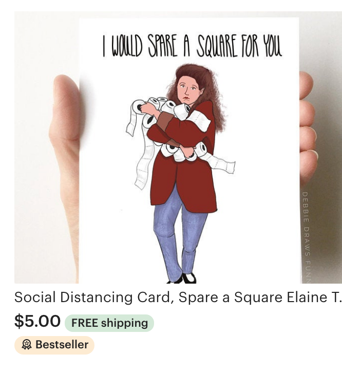 Debbie Draws Funny - Wholesale Everyday Greeting Card - Funny Everyday Cards I Would Spare a Square Funny Card1