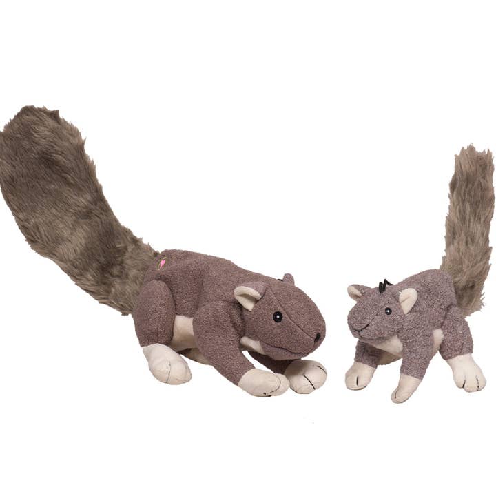 Feller Squirrel Plush Dog Toy for wholesale by HuggleGroup