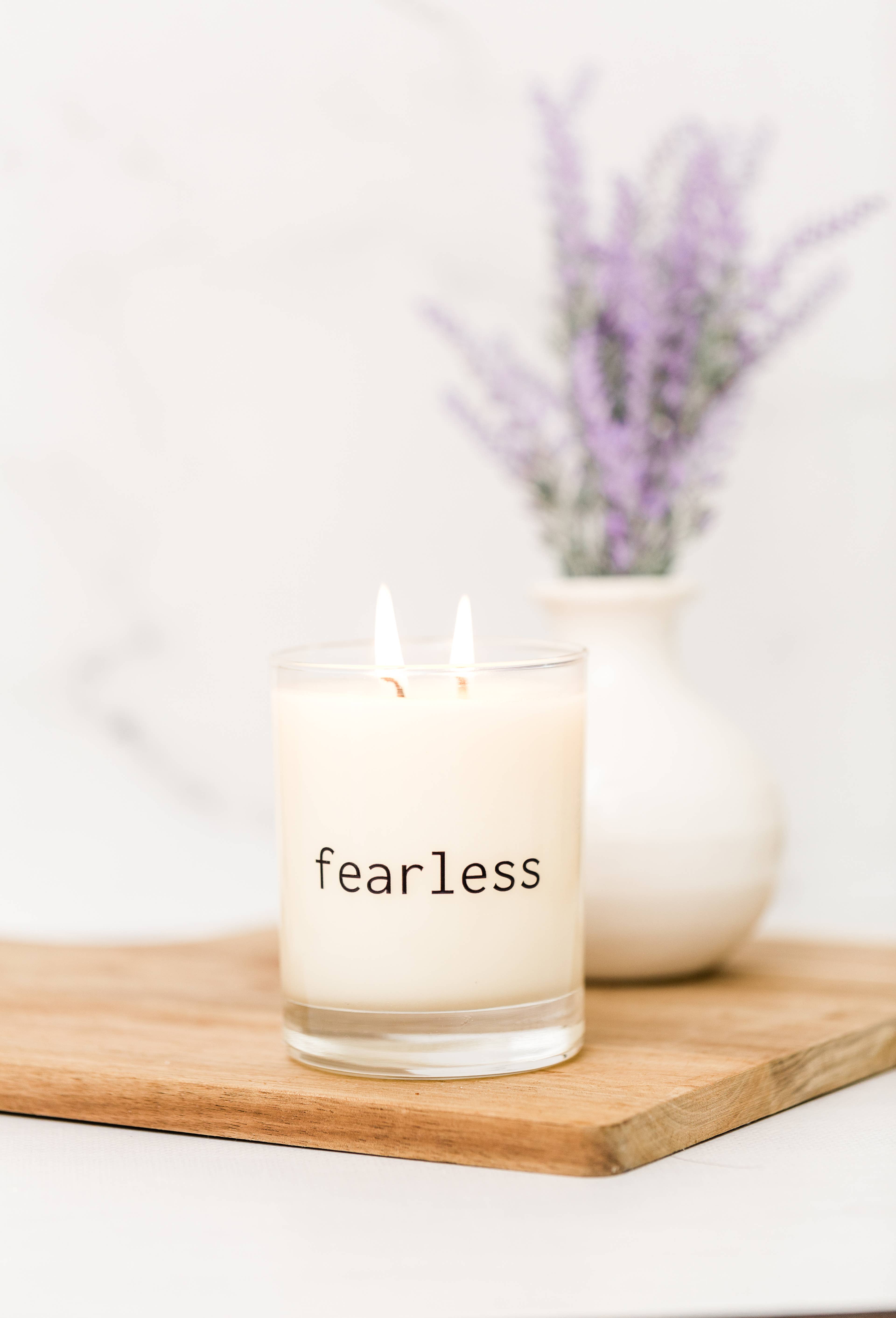 Belief Statements - Wholesale Jar/Filled Candle - Fearless Candle1