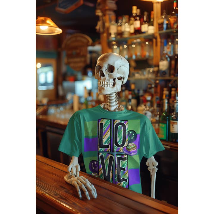 Mardi Gras love for wholesale by Hot Mess Apparel