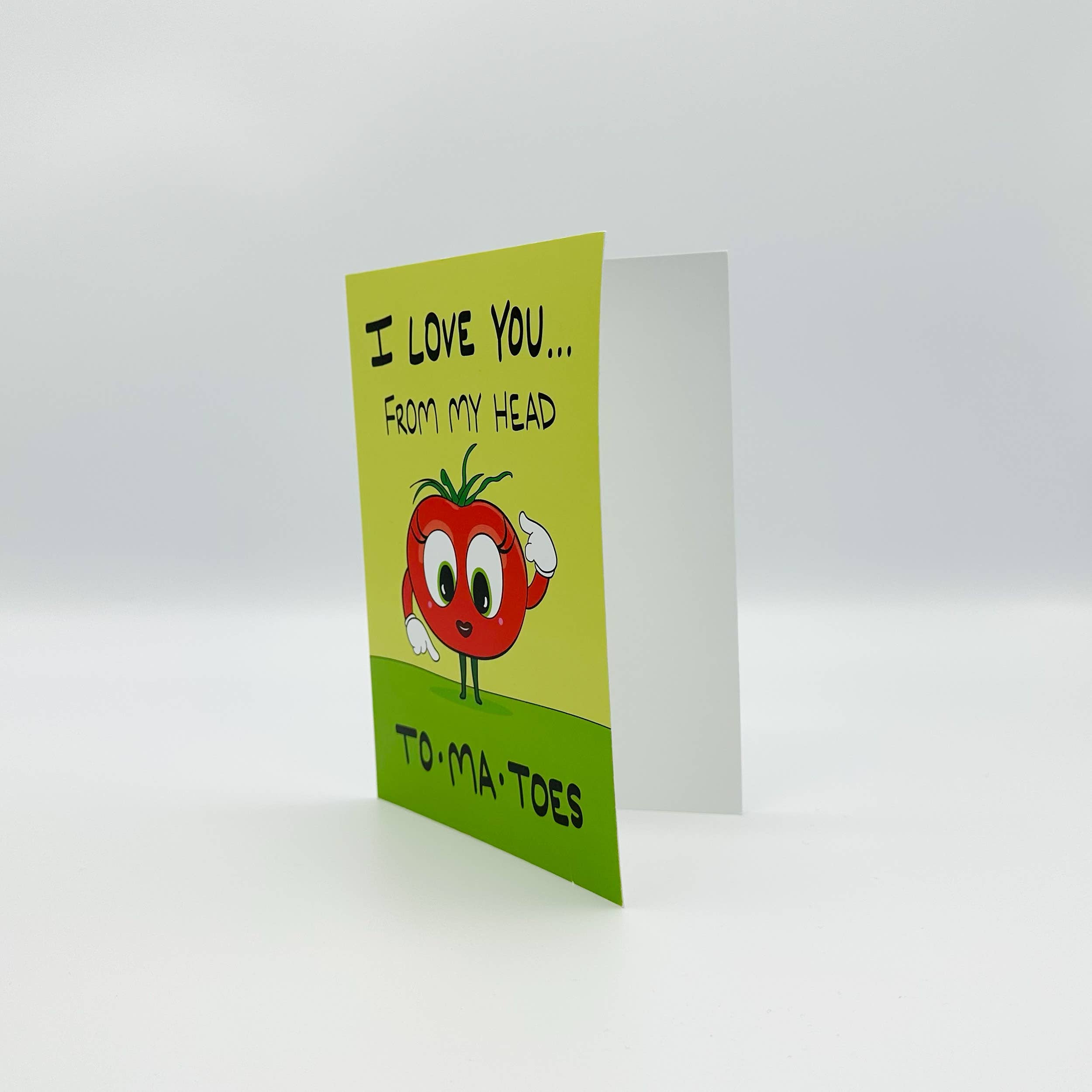 Shannon Segelsky Creative - Wholesale Love Card - I Love You From My Head To-ma-toes Card1