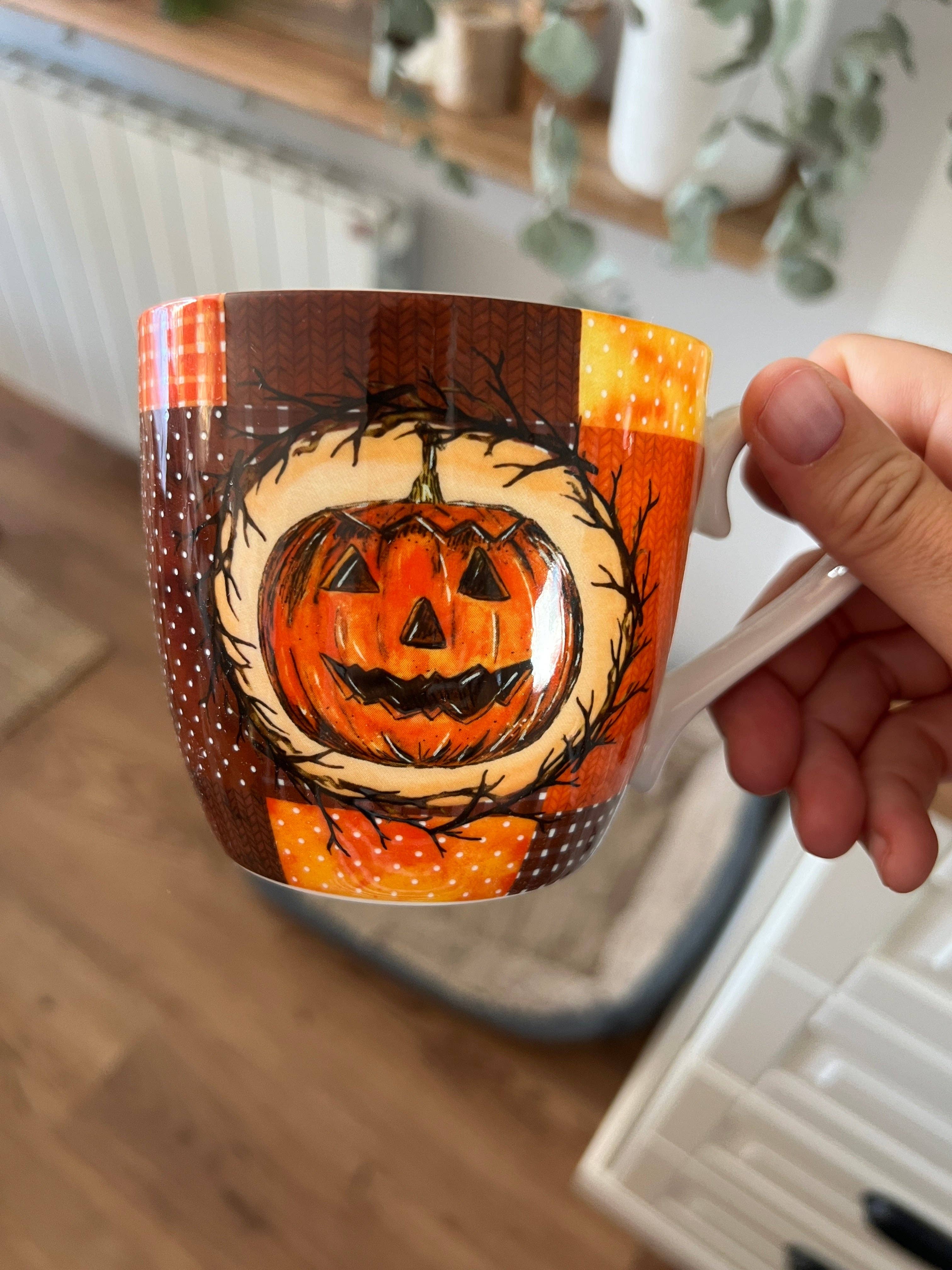 CAROFROMWOODLAND - Wholesale Coffee Mug - Pumpkin Halloween mug3